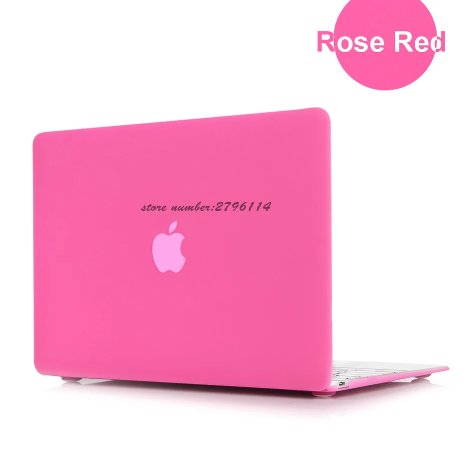 Бесплатная доставка хит продаж жесткий матовый чехол розового цвета для Apple Macbook