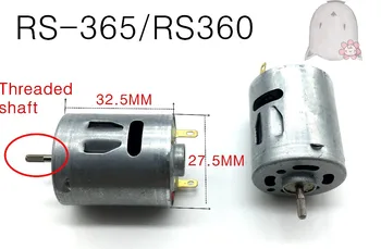 

RS360 High speed Micro DC motor Hair Dryer Motor Model aircraft motor HM motor Threaded shaft