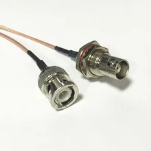 Штекер BNC переключатель гнездо BNC помощью соединительного кабеля RG178 15 см " адаптер