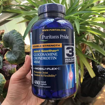 

American origin Double Strength Glucosamine Chondrotitn MSM promotes joint comfort & Flexibility 480 pcs