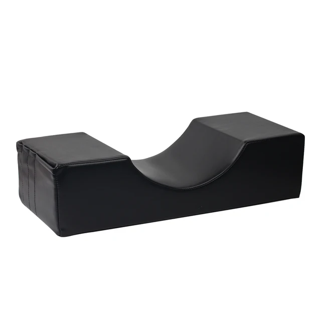 편안하고 효율적인 속눈썹 연장을 위한 고품질 PU 가죽 플란넬 속눈썹 베개