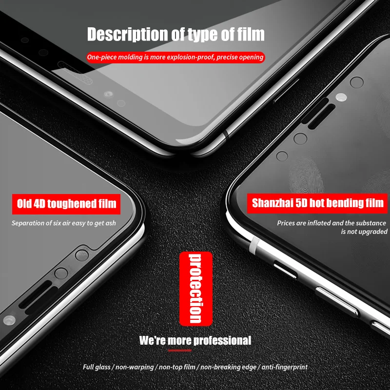 ZNP 5D واقي للشاشة الزجاج المقسى ل Xiaomi Redmi ملاحظة 5 5A 7 Redmi 4X 5A 6A زجاج واقي ل Redmi 5 زائد 6 برو فيلم