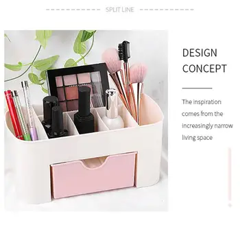 

Multi-function Cosmetic Storage Box Drawer Desktop Jewelry Nail Organizer Nail Art Plastic Empty Storage Box