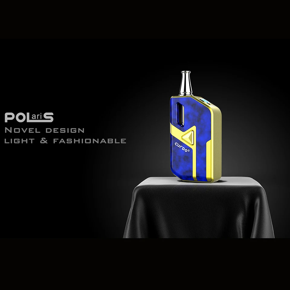 Free Gift!! 2019 new original CURDO Polaris kit electronic cigarette with Ceramic Core Warm up function vaporizador VS avp pod (11)