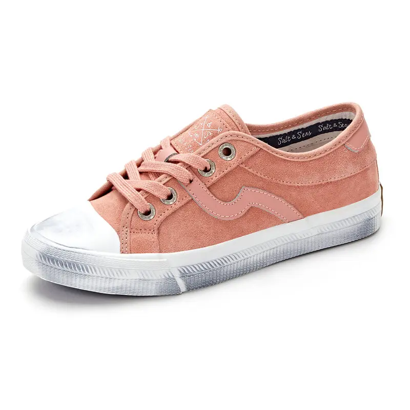 

Spring Autumn Shoes Women Casual Shoes Lace Up Women Flat Shoes Pink 2019 New Women Sneakers Round Toe zapatillas mujer Shoes