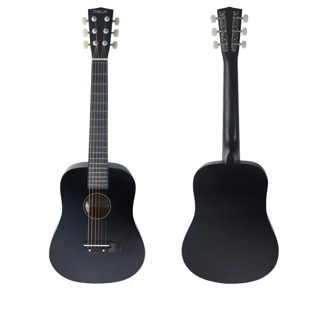 CNBLUE Акустическая гитара для начинающих 30 дюймов 1/2 половинного размера стальные