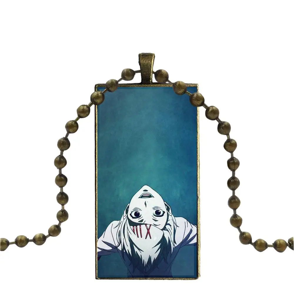 Японское аниме Juzo Suzuya Tokyo Ghouls стеклянный кулон ожерелье ручной работы полукулон