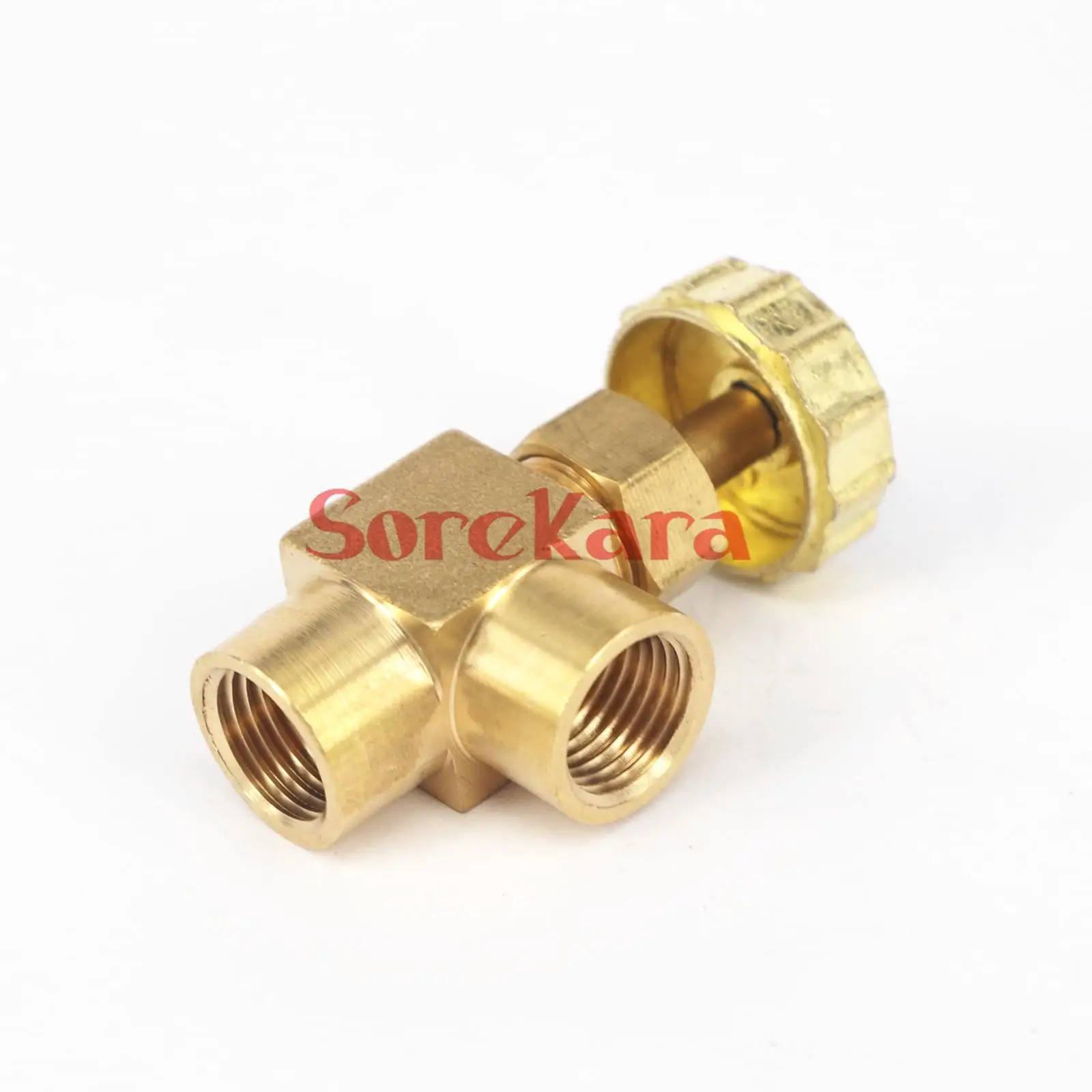 Латунный игольчатый клапан 1/4 "BSP гнездо с резьбой 0 8 МПа|Фитинги для труб| |