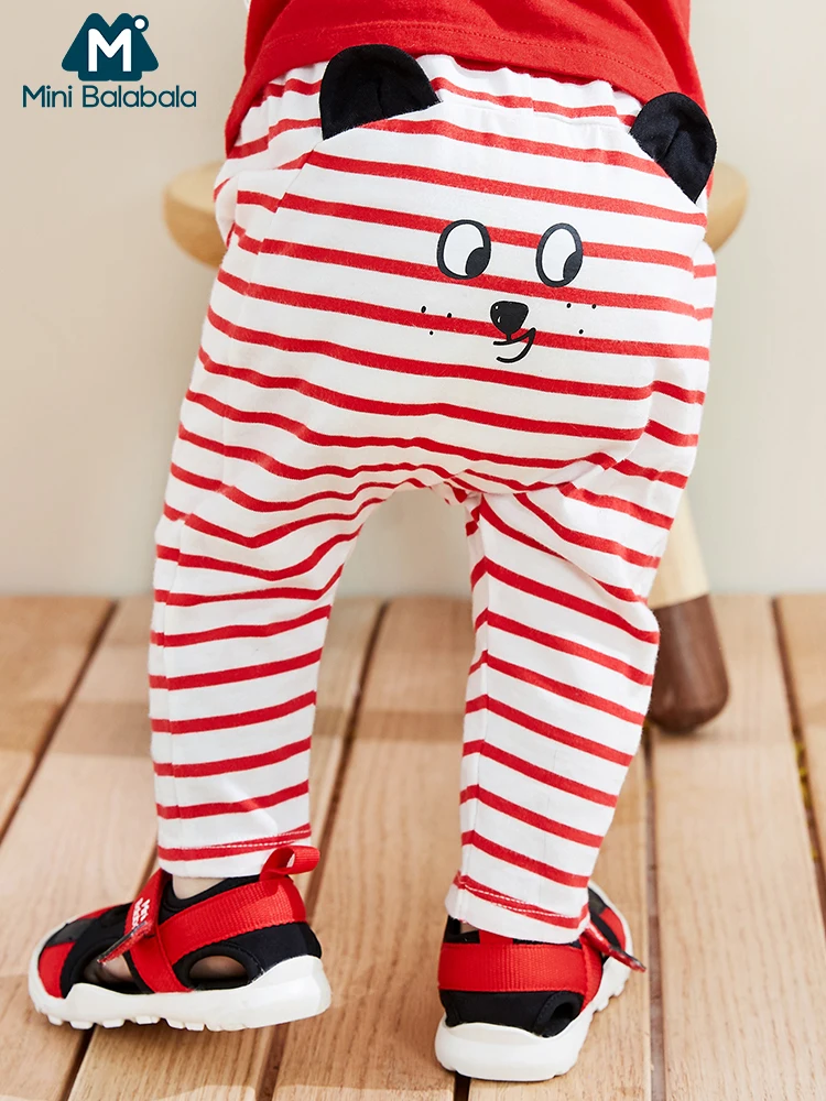 

Mini balabala Children clothing baby summer pants stretch cotton pants 2019 new baby loose PP pants