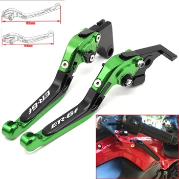 

Motorcycle CNC Adjustable Foldable brake Clutch Levers for Kawasaki ER-6F 2009 2010 2011-2015 2016 with Logo(ER-6F)
