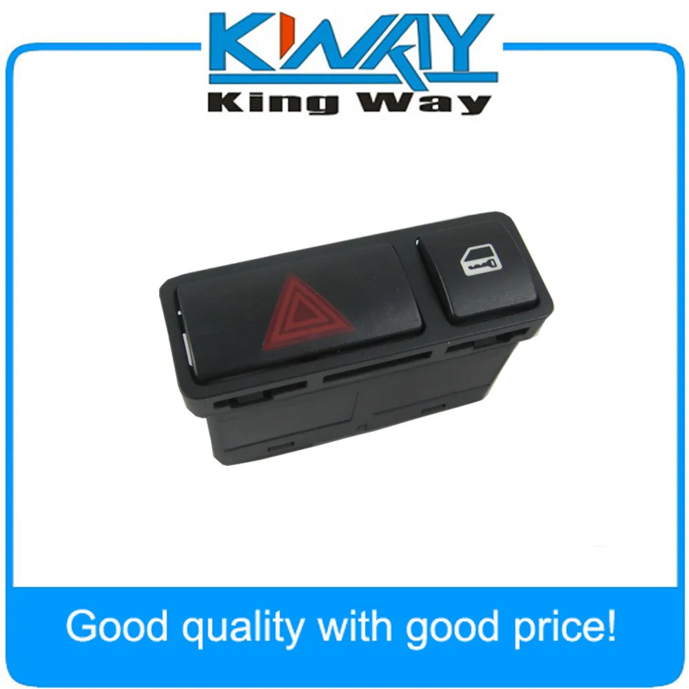 New Hazard Warning Door Central Lock Locking Switch 61318368920 For BMW