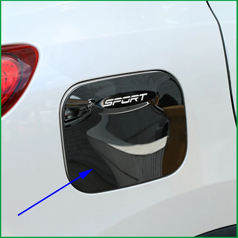 S/Steel fuel door gas cover Tank cap Chrome For Nissan Qashqai J11 2014-up 