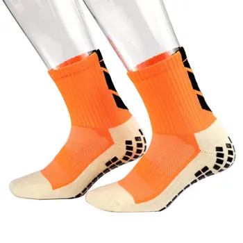 

Mens Unisex Thickened Cushion Towel Non-Slip Sport Long/Short Over Ankle Socks With Rubber Grips For Football Soccer Basketball