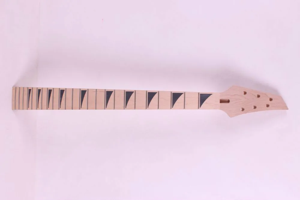

one electric guitar neck maple made and maple wood fingerboard Bolt on 24 fret