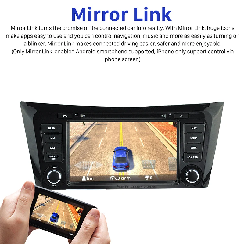 Seicane 2Din Android 6 0 8 &quotАвтомобильный Радио Стерео ядерный мультимедийный плеер gps