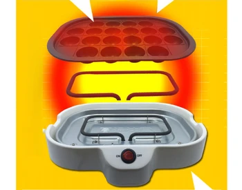 

Fish ball frying plate octopus ball grilling machine barbecue plate electric oven 4-5 people capacity toaster