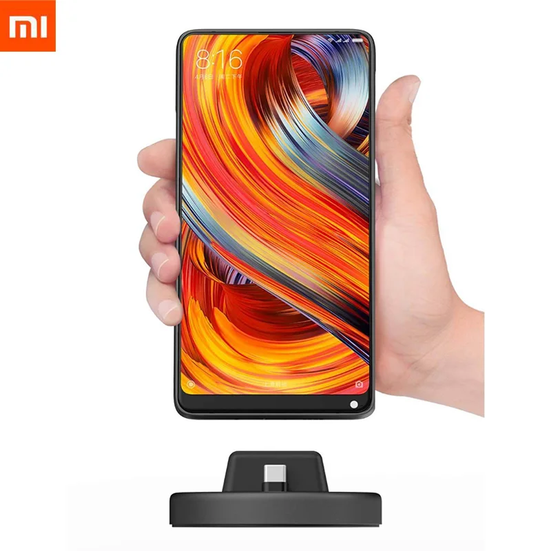 Xiaomi Panki Беспроводная подставка для телефона зарядное устройство тип-c версия для samsung huawei Android смартфон 18 Вт Быстрая зарядка E21