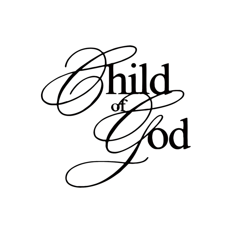

2017 Hot Sale Car Stying Child Of God Vinyl Decal Sticker Car Window Wall Bumper Jdm Jesus Cross Love Jdm