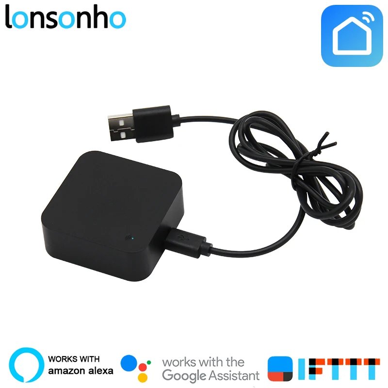 

Lonsonho IR Bridge Wifi Infrared Remote Control Universal Switch Replacement Works Alexa Google Home IFTTT Smart Life Tuya App