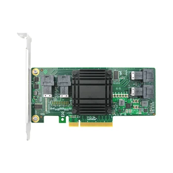 

Linkreal 4 Port PCIe x8 SSD NVMe U.2 Adapter Riser Card