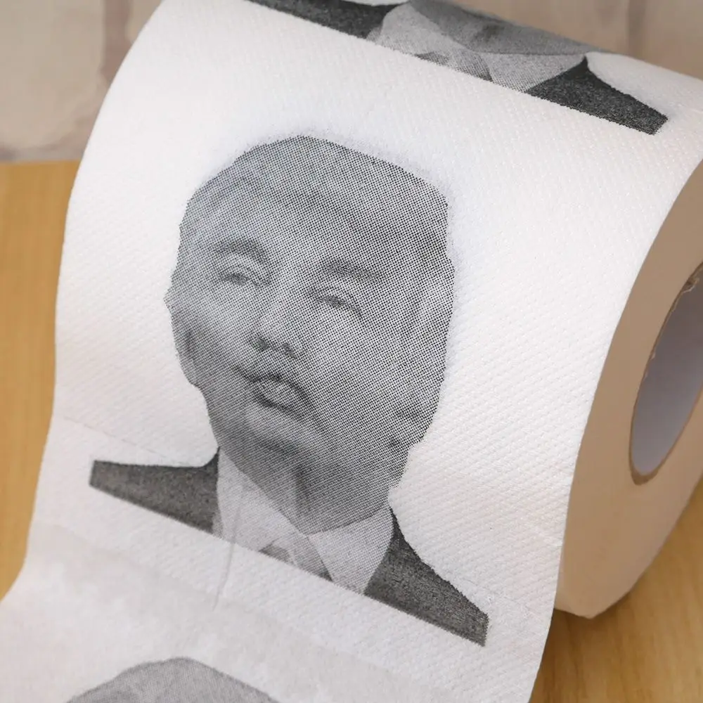 Дональд Трамп хумур туалетная бумага рулон забавная Новинка смешной подарок самосвал с Трамп