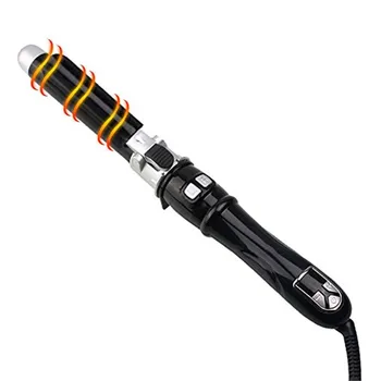 

Pro Ceramic Beauty Wave Styling Tools Curling Iron Electric Curling Wand Shiny Red Hair Curler Roller 110-220V