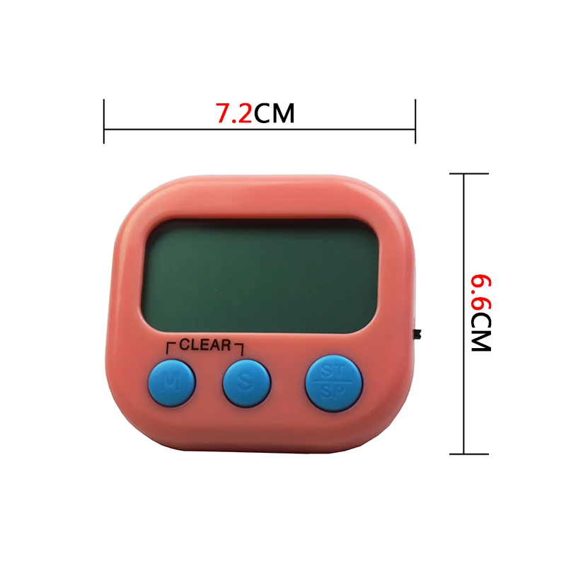 Новинка, кухонный lcd цифровой таймер, магнитный Таймер для приготовления, таймер обратного отсчета, Громкий будильник, напоминание о времени, подарок, 99 минут, 59s