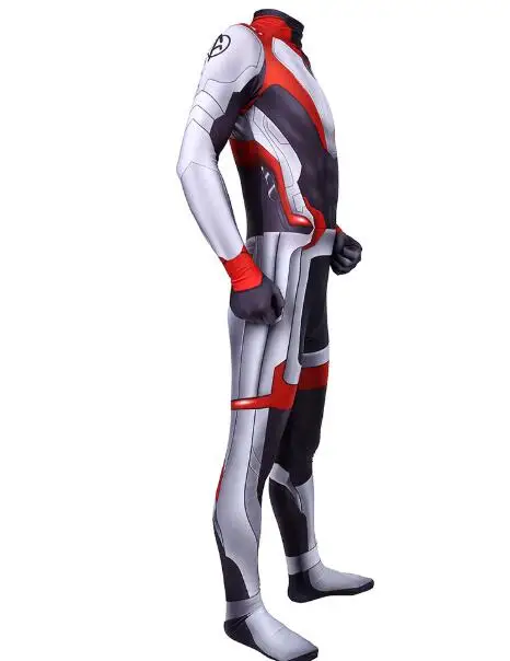 Avengers Endgame Quantum Realm Cosplay Costume Superhero Captain America Captain Marvel Zentai Bodysuit Suit Jumpsuits