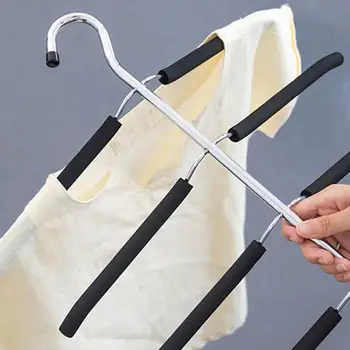 

Hanger Rack Shawl Cloth Closet Multifunctional Hanger Seamless Slip-resistant Clothes Hanging Household Multi-layer Clothes