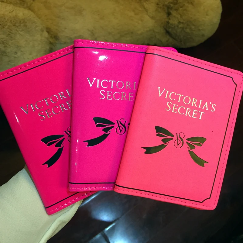 2015 New Fashion brand VS Soft Leather Passport Cover Holder for Travel