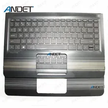 Для HP Pavilion X360 13-U 13-u013tu 13-u015tu 13-u018tu Palmrest крышка верхний регистр+ US клавиатура цвета: золотистый, серебристый