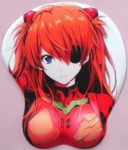 

New Free Shipping 3D wristbands/anime beauty/chest mouse pad beauty of the mouse pad EVA - Q version of the theatre asuka