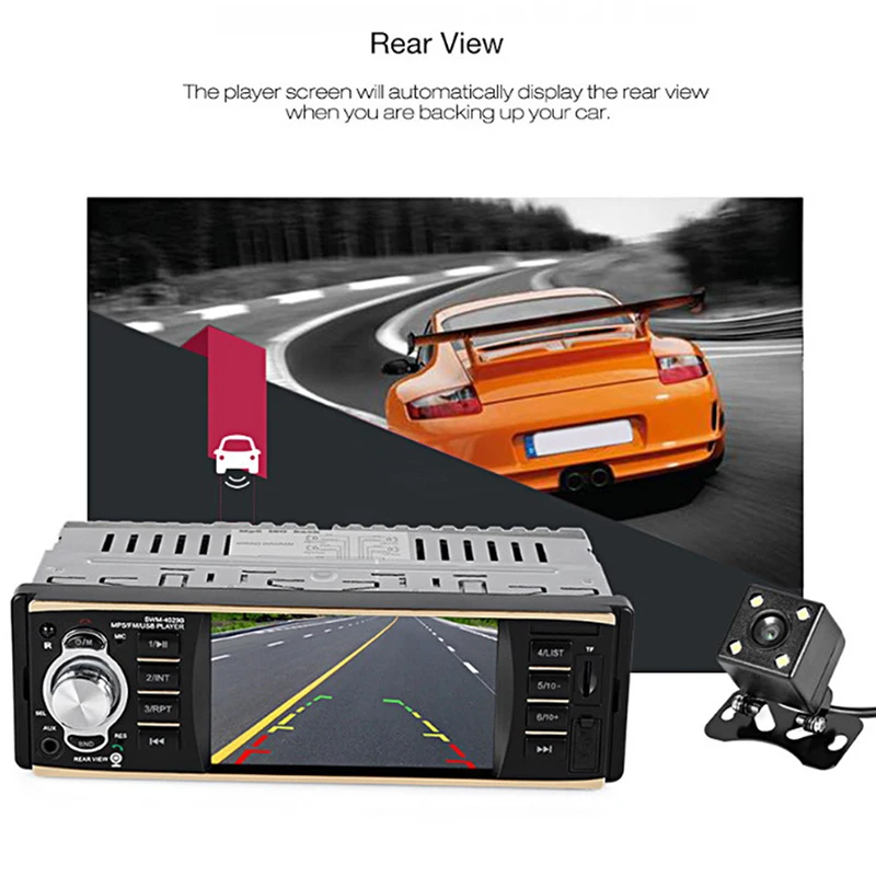 4.1 Inch Single Din Car Stereo MP5 Player With Bluetooth FM Radio Car Audio 4.1 Inch Single Din Car Stereo MP5 Player With Bluetooth FM Radio Car Audio