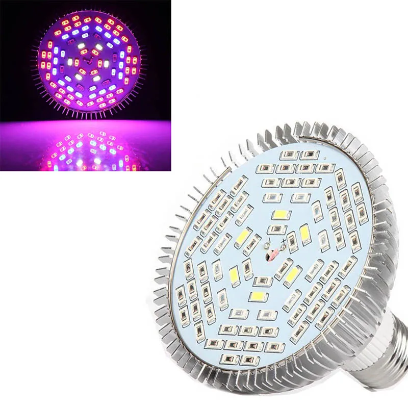 

Full Spectrum 40/78/120 LED Grow Light Bulb E27 For Plants Vegetables Flower Hydroponic System Grow Tent AC85-265V JA55