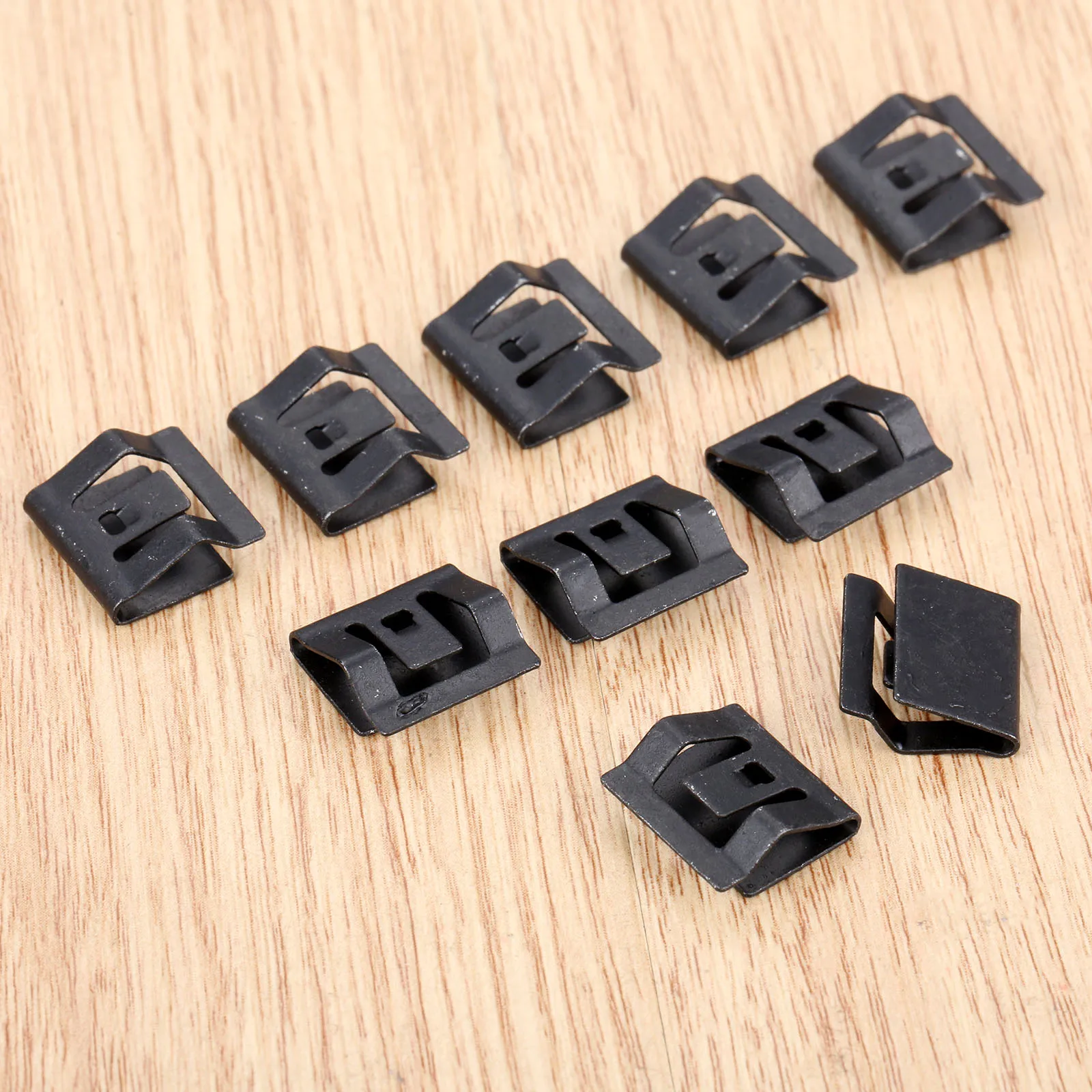

10Pcs Car Console Navigation CD DVD Sound Panel Fasteners Metal Iron Retainer Rivets Auto Fastener Clips For Honda Civic Accord