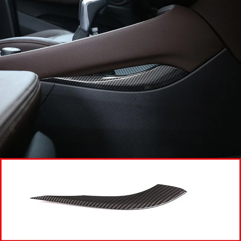 

For BMW X1 F48 2016-2018 Car Accessories Carbon Fiber ABS Car Central Control Side Decoration Trim Strip For BMW X2 F47 2018