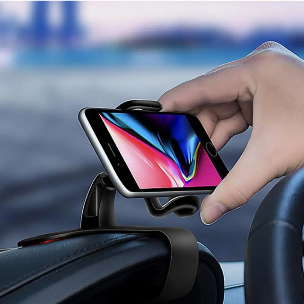 

HUD Buckle Air Vent Car Dashboard Mount Holder Stand Bracket Smartphone Anti-skid Car Holder for Mobile Phone GPS