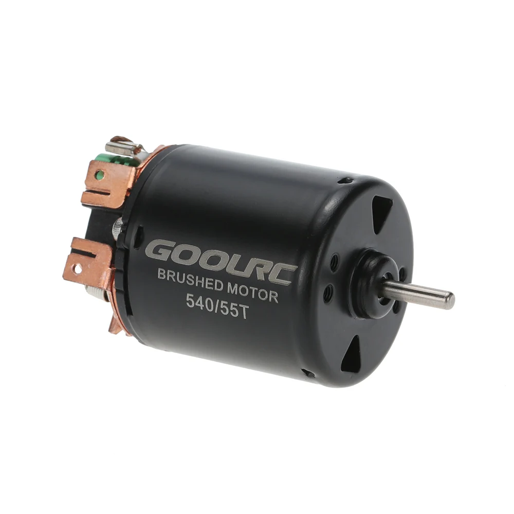  RC Cars Motor 540 55T Brushed Motor with 60A ESC Combo RC Parts for 110 Axial SCX10 RC4WD D90 RC Crawler Climbing Car (1)