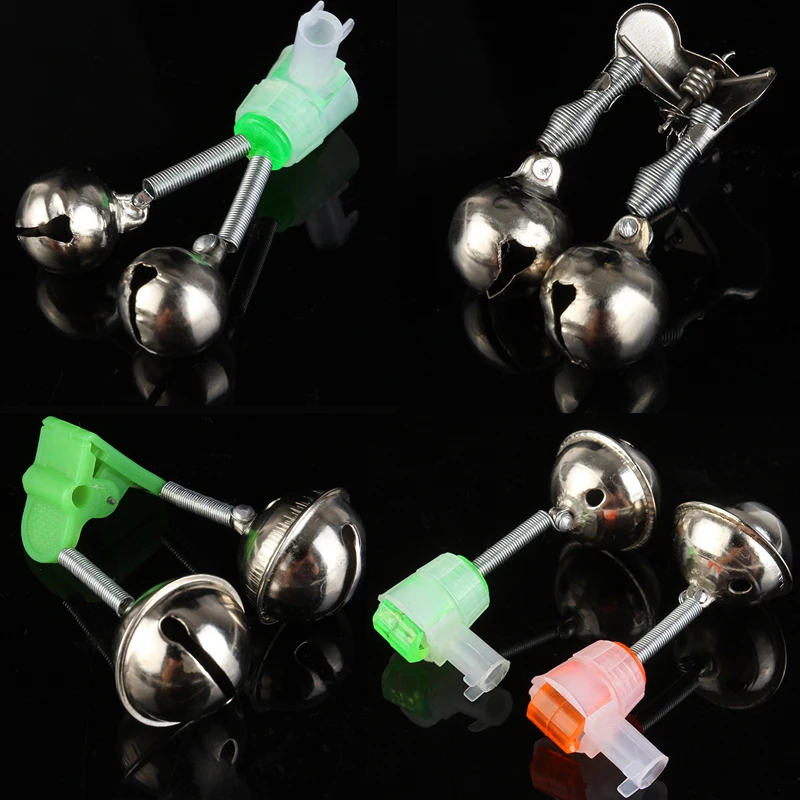 

YeMuLang 4 Styles Fish Bell Stainless Steel Bite Alarm Set Carp Fishing Tackle Box Sea Rod Pod F080