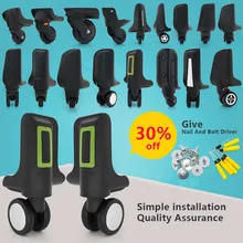 Koffer räder zubehör Universal Rad trolley gepäck Ersatz Räder roller riemenscheiben und rollen wartung