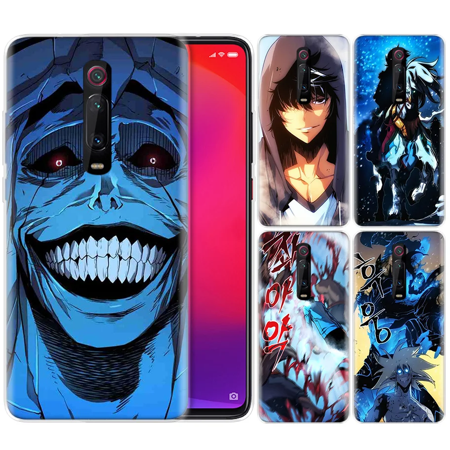 

Silicone Case for Xiaomi Redmi K20 Pro K20Pro Note 5 6 7 7A 6A Mi A2 A1 8 Lite 9 S2 Pocophone F1 Solo Leveling Sung Jin
