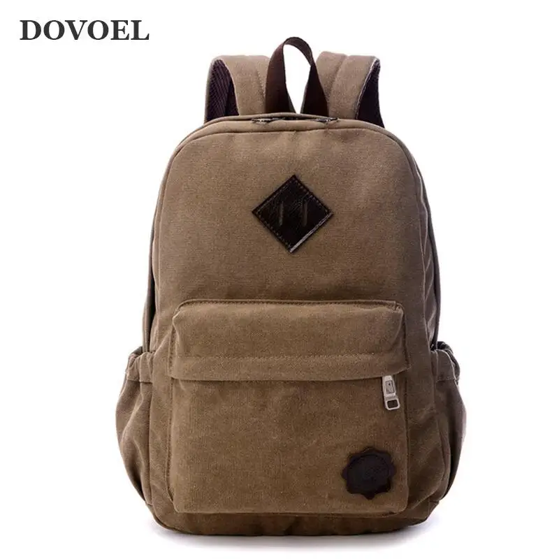 DOVOEL Brand Man Canvas Backpack Travel Bags 2017 Multifunction