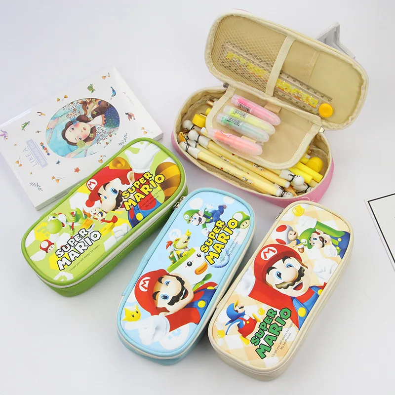 

Cartoon Cute Classic Super Mario Pipe Personal Pencil Case Children's Day Cute Small Bag Party Gift