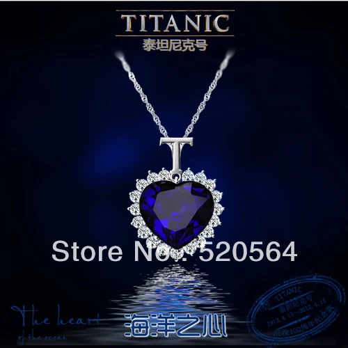 Min.order is $10 (mix order) Promotion fashion Crystal Jewlery Sea heart neckless Freeshipping | Украшения и аксессуары