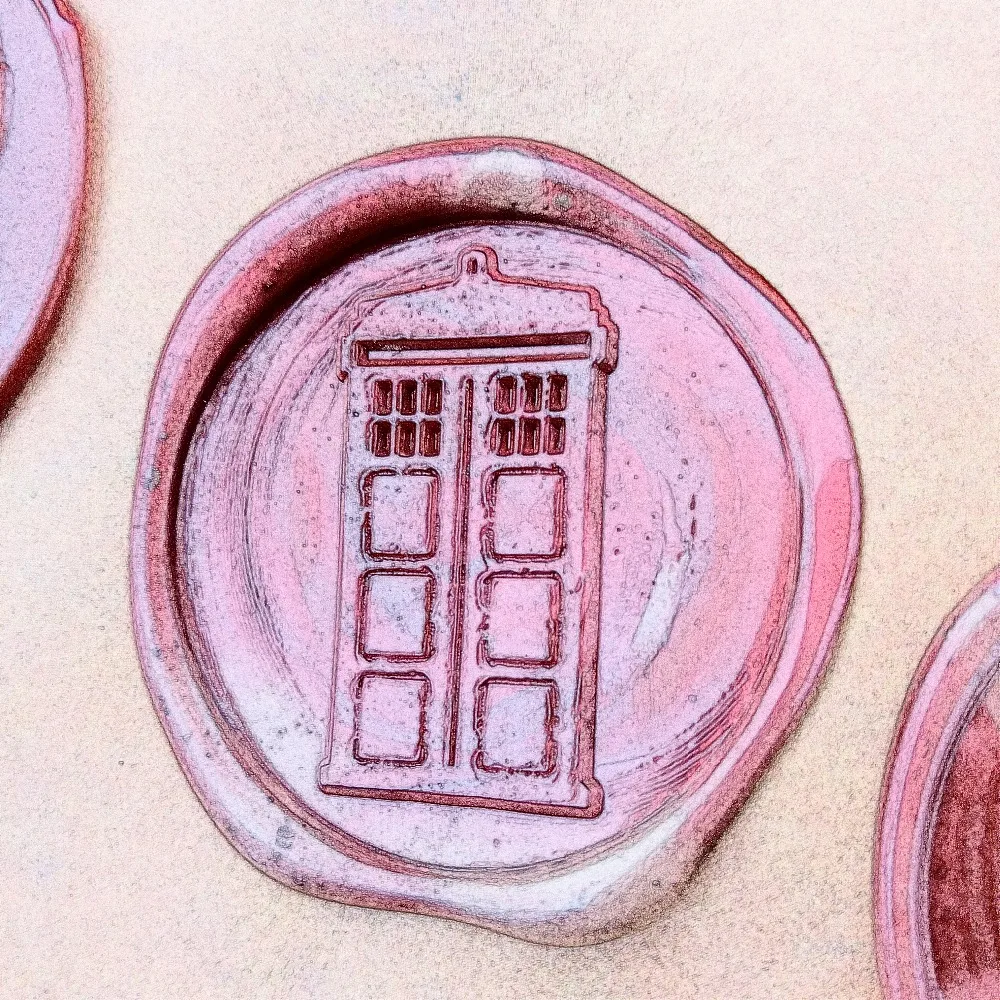 P65 Tardis rubber stamp