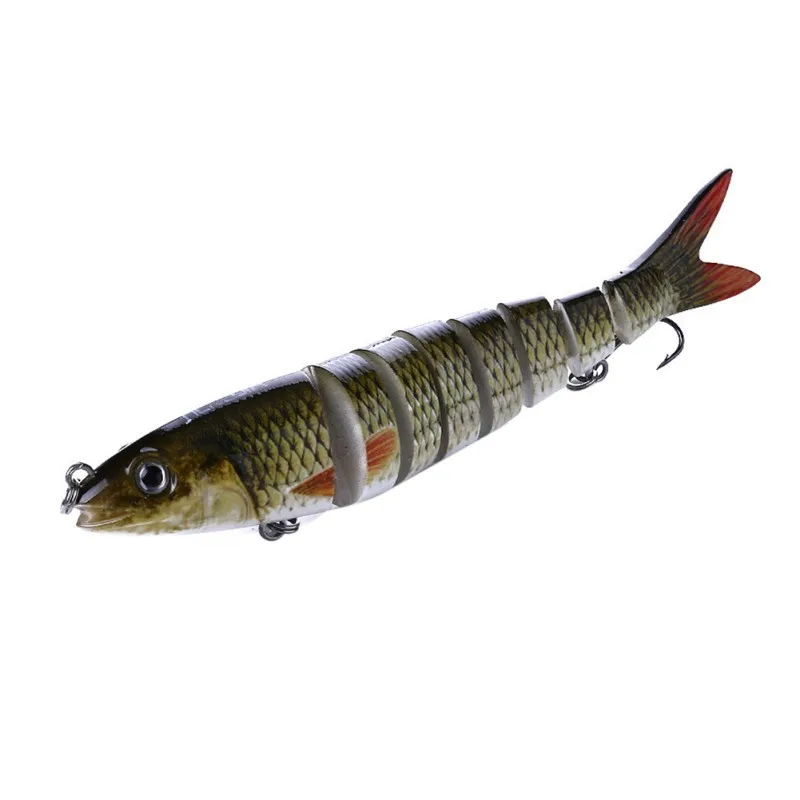 Реалистичная рыболовная приманка 8 сегментов Swimbait Crankbait тяжелая медленная 18 г 13