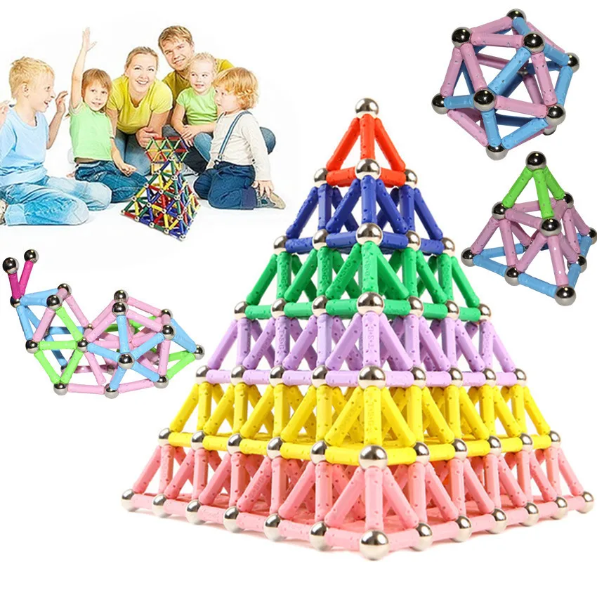 

50/100/150 PCS Magnet Toy Educational Toy For Kid For Children DIY Designer Construction Toys