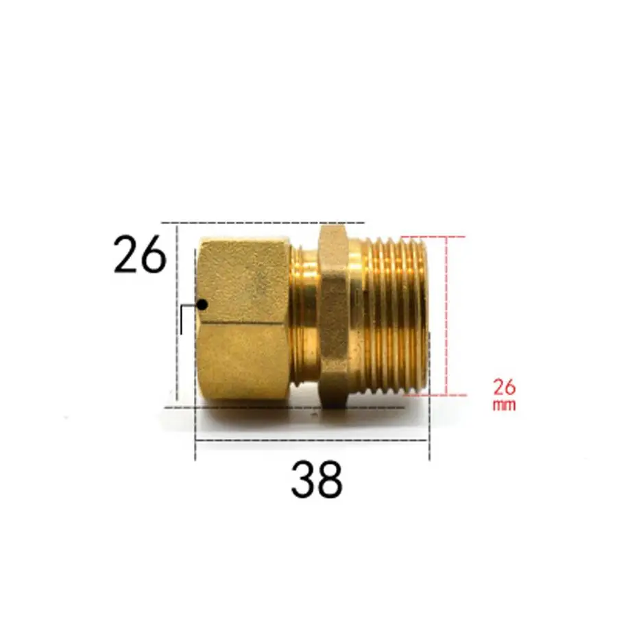 Fit 14/18 мм ID/OD PEX-AL-PEX Tube x 3/4 &quotBSPP Мужской Латунный адаптер фоторазъема | Обустройство