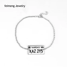 Горячая Kansas Каз 2y5 Сверхъестественное Шарм браслет и браслет подарок для Вентиляторы Серебряные ювелирные изделия