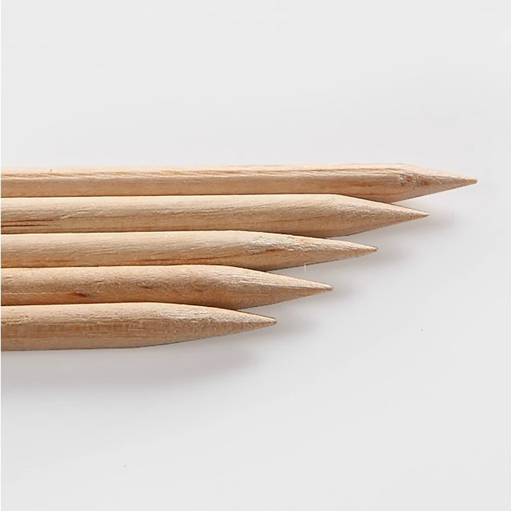 Инструменты для ногтей инструмент для точечного нанесения маникюра 100 шт 11,7 см дизайн ногтей деревянная палочка палочки для отодвигания кутикулы украшения для ногтей
